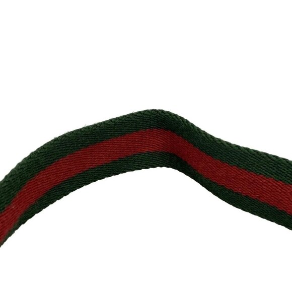 Auth GUCCI GG Pattern, Shelly (Web) 189749 Beige Red Green Jacquard Leather - Picture 8 of 16